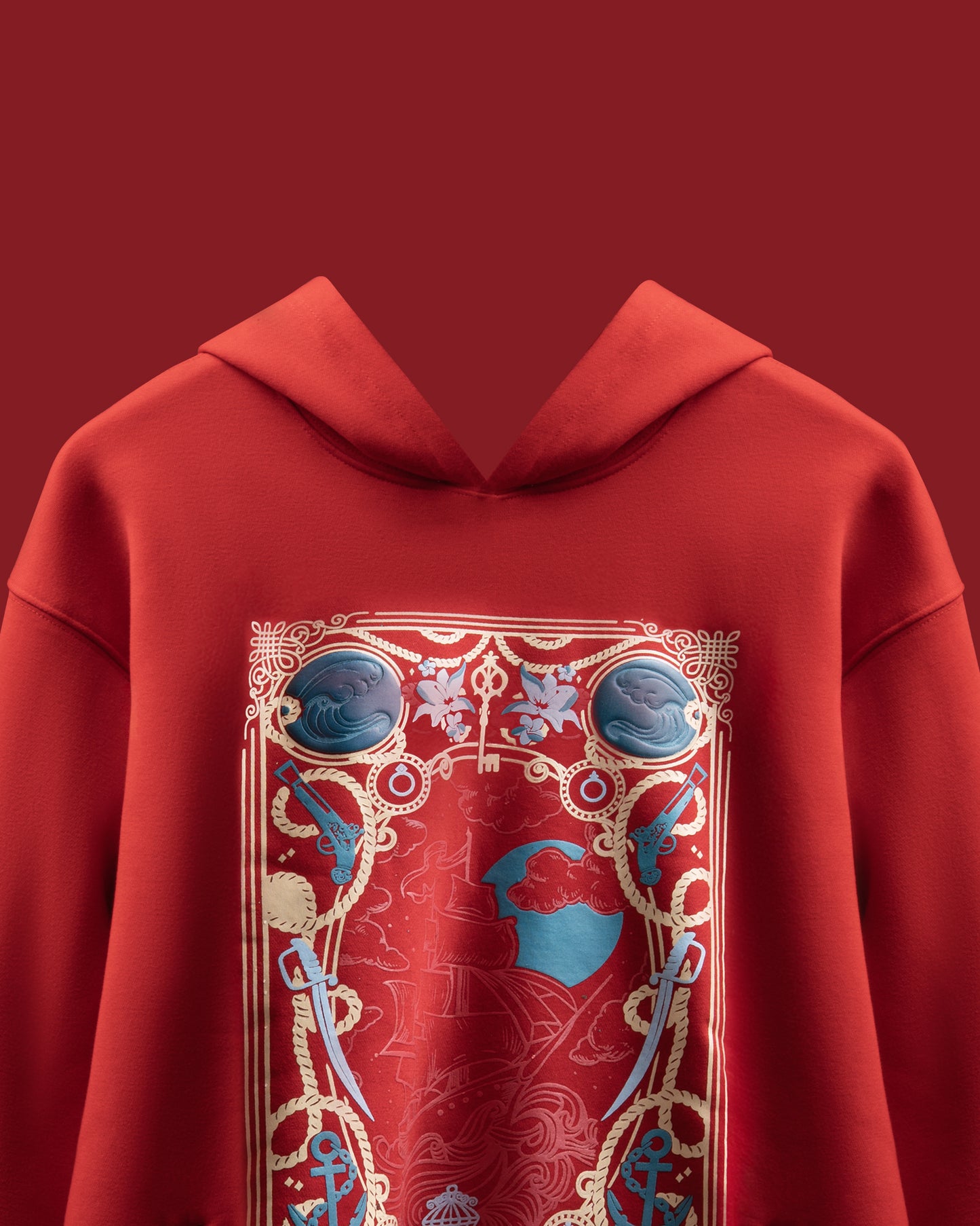 Lost treasure red hoodie