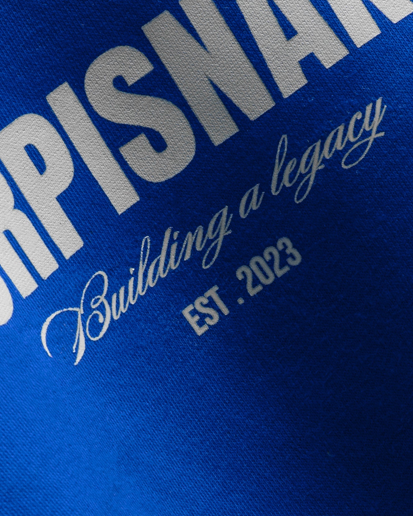 Blue piping sweatshirt