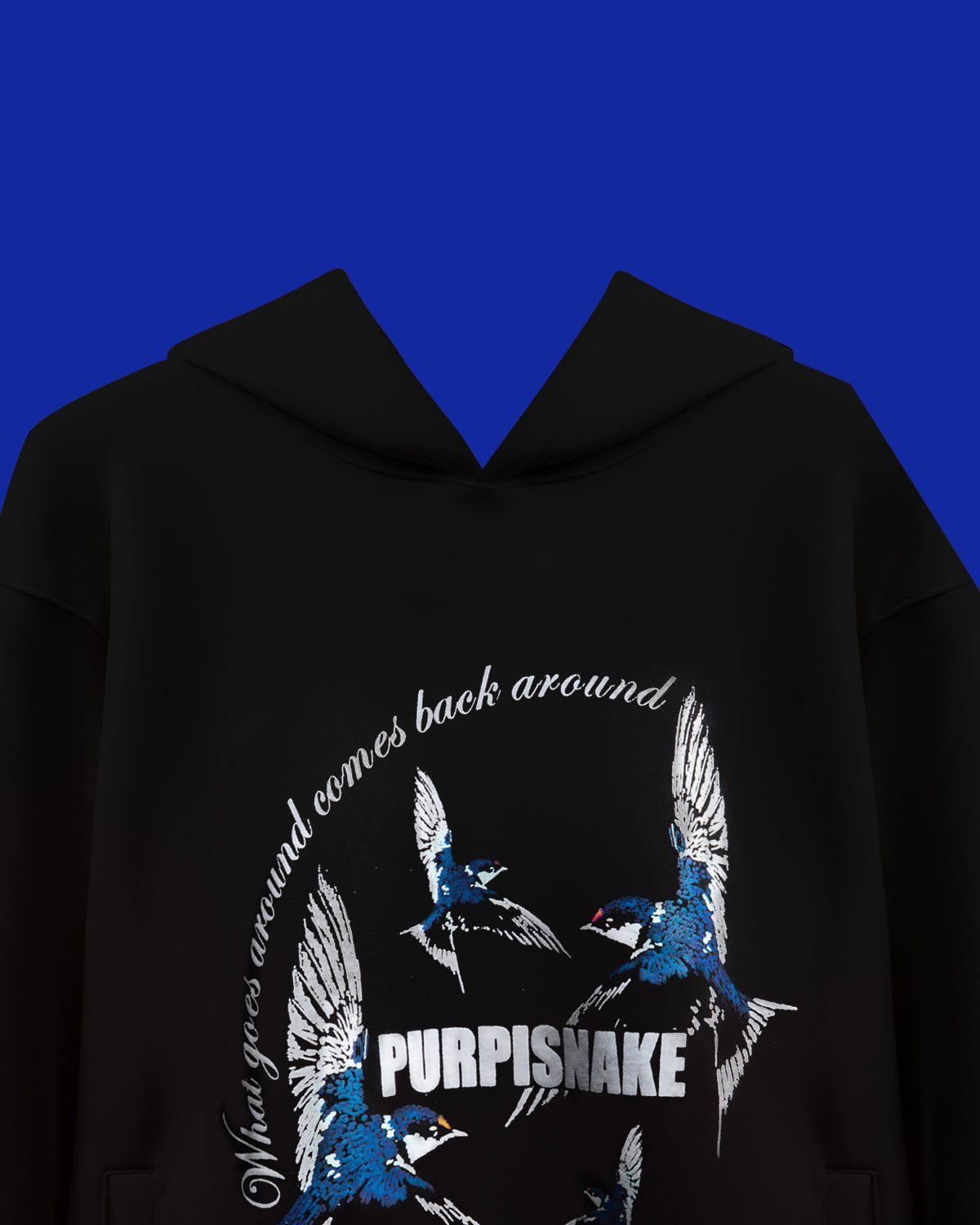 Sky bound blue hoodie