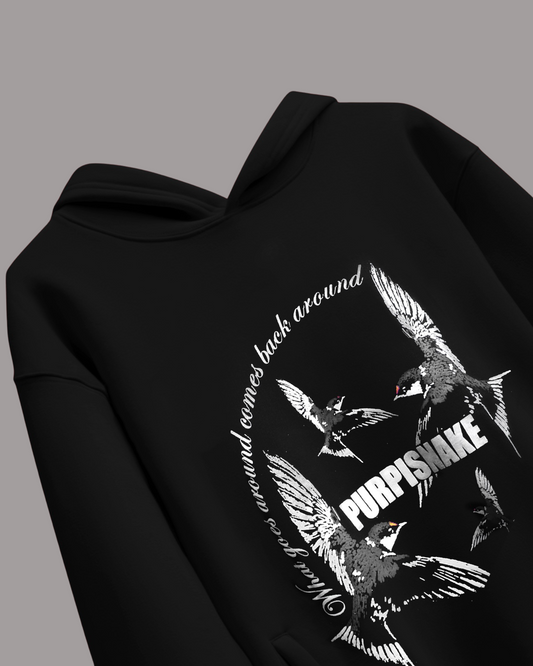 Sky bound grey hoodie