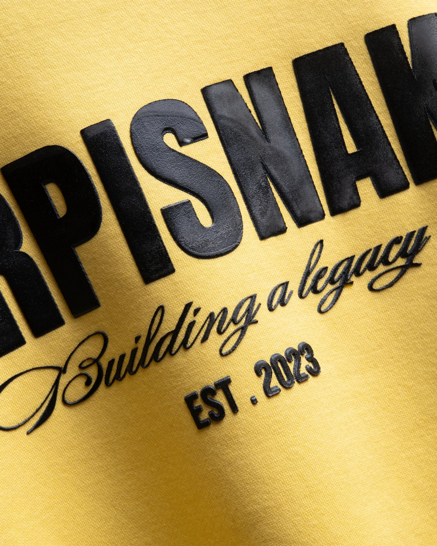 Midnight yellow sweatshirt