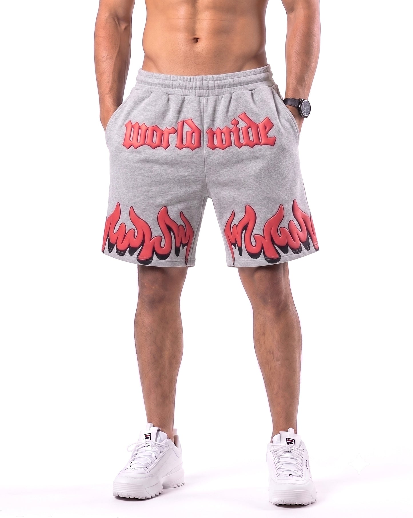 Ash flames shorts