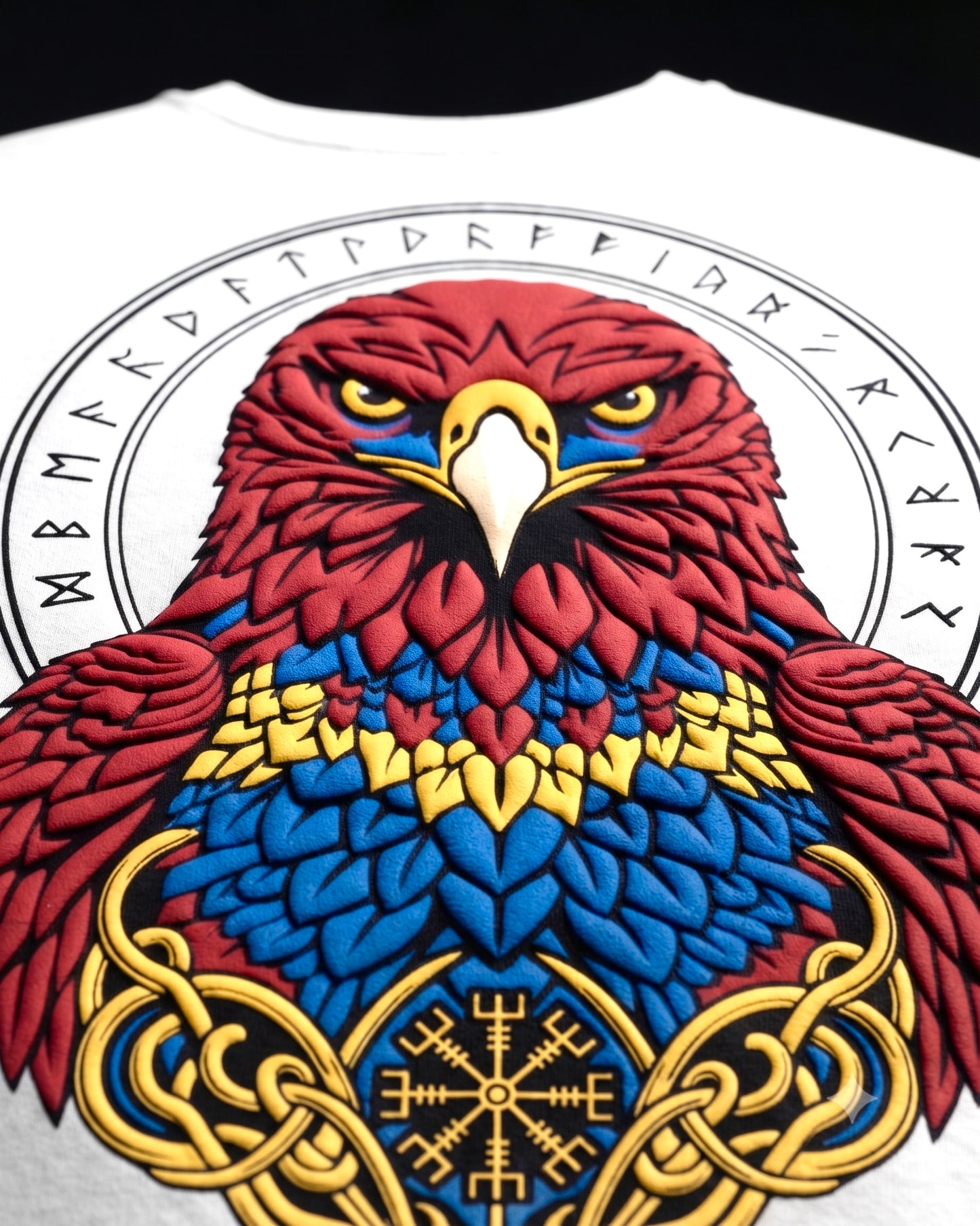 Raven sigil white