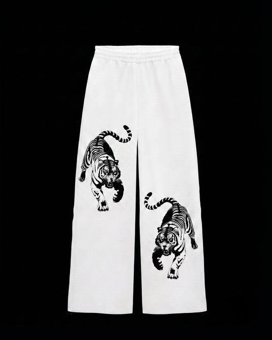 White tiger sweatpants
