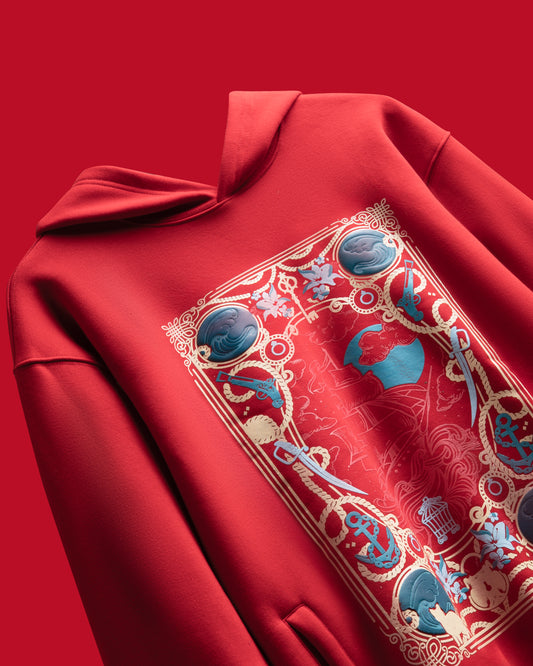 Lost treasure red hoodie