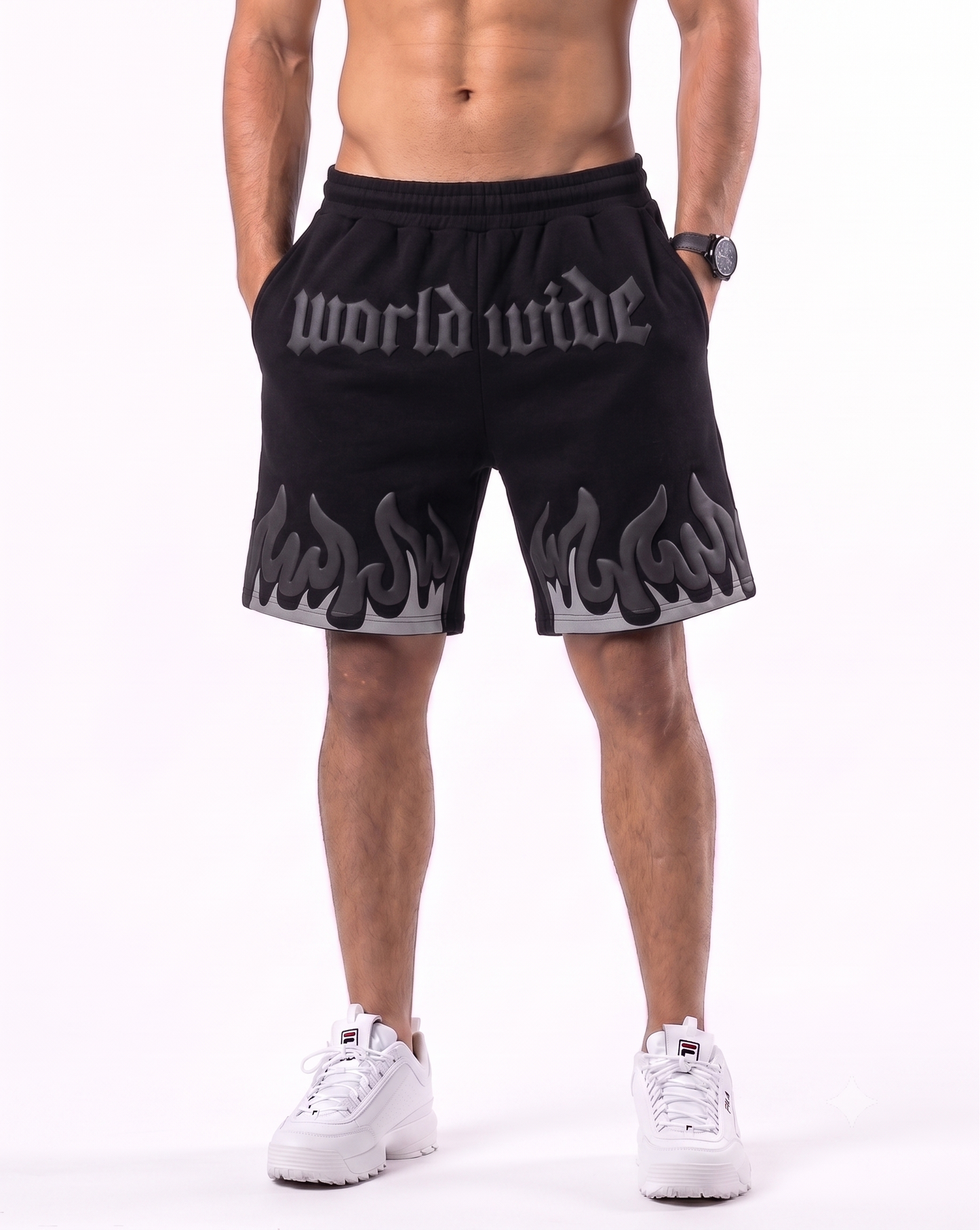 Stealth black shorts