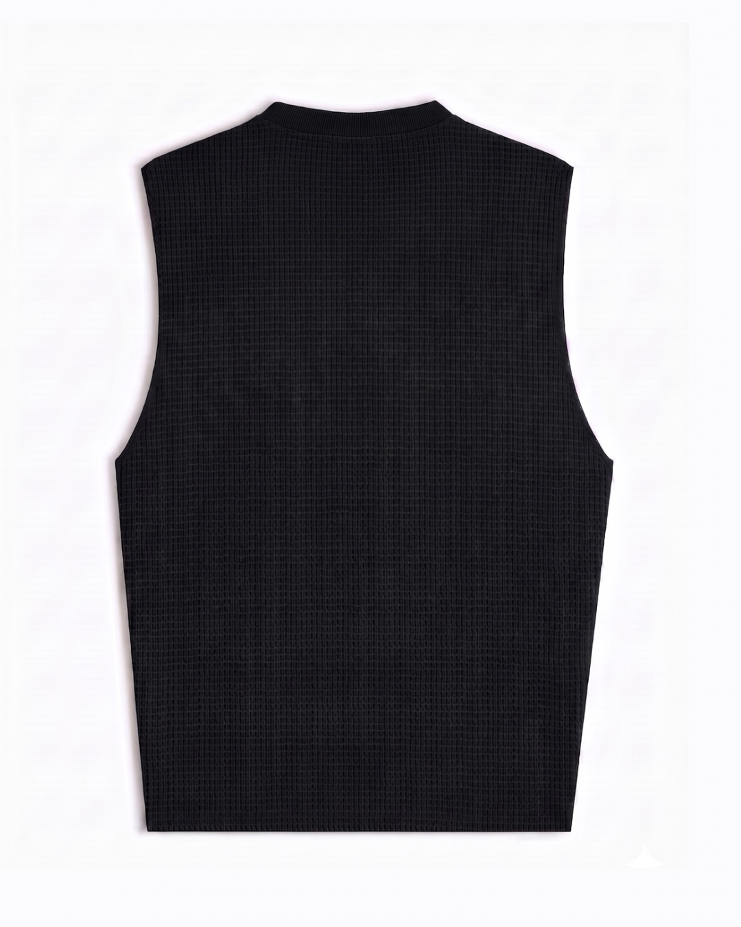 Waffle tank black