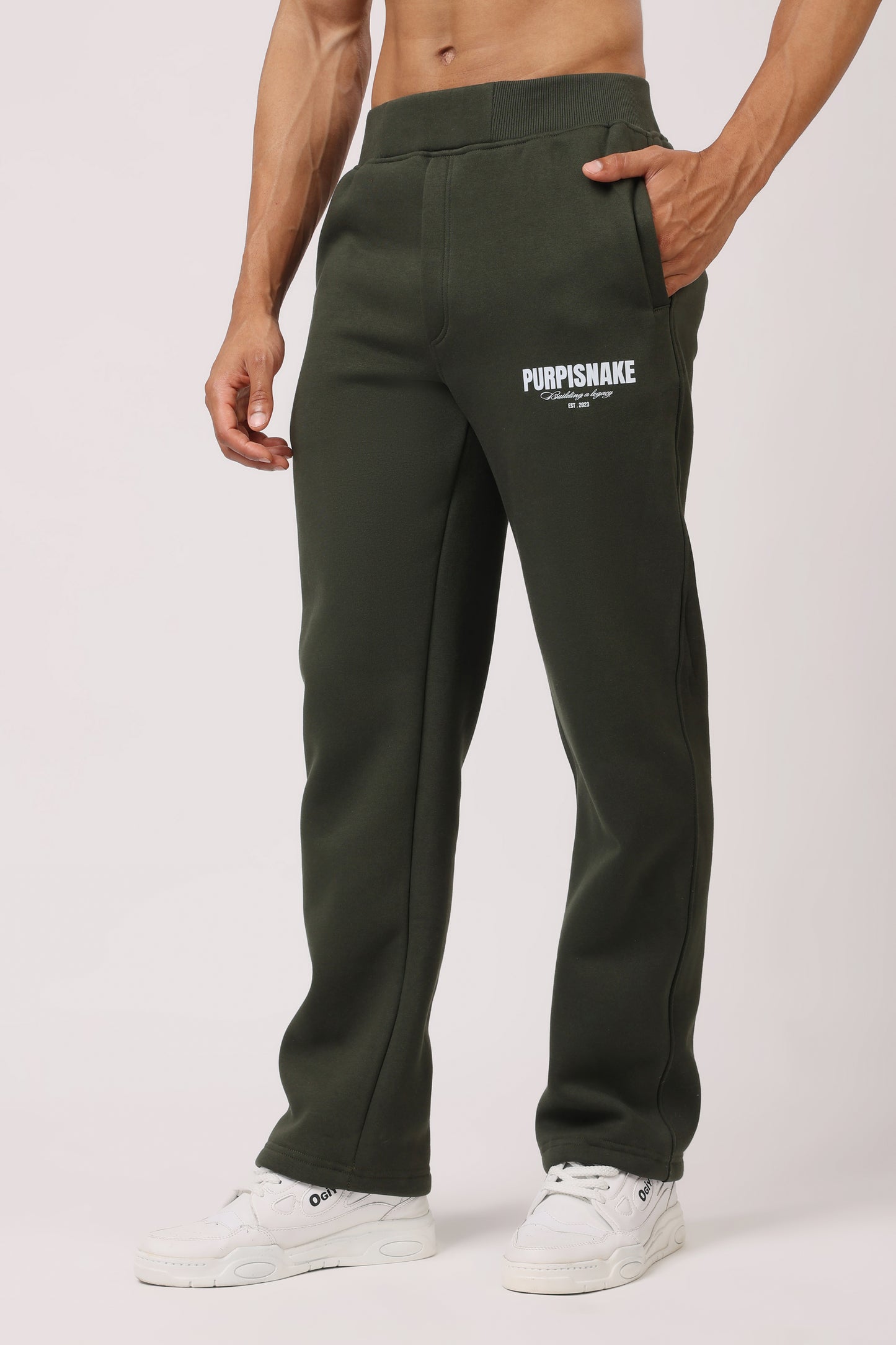 Olive sweatpants
