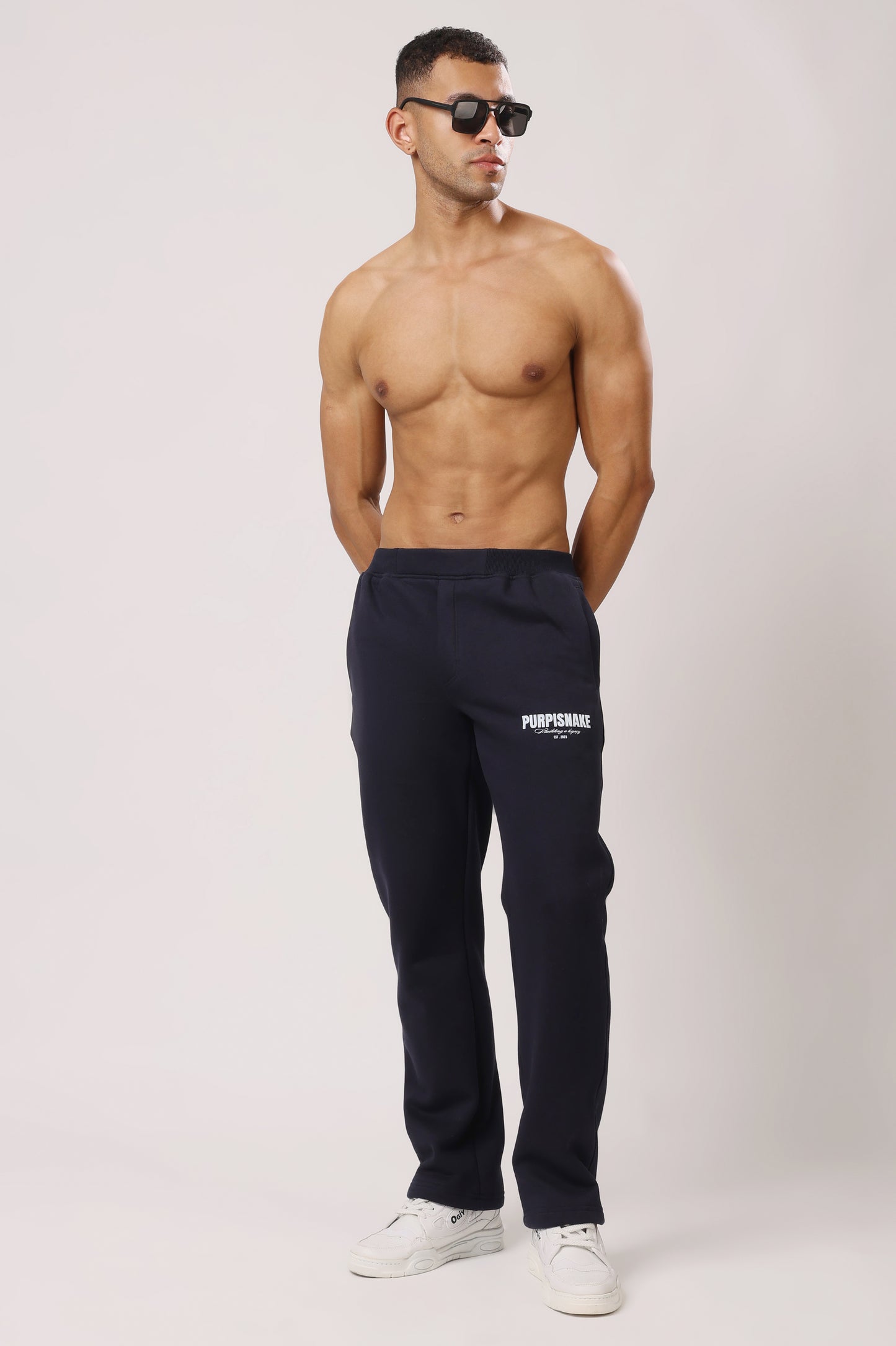 Navy sweatpants