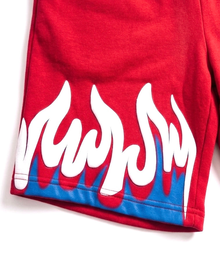 Red fury shorts
