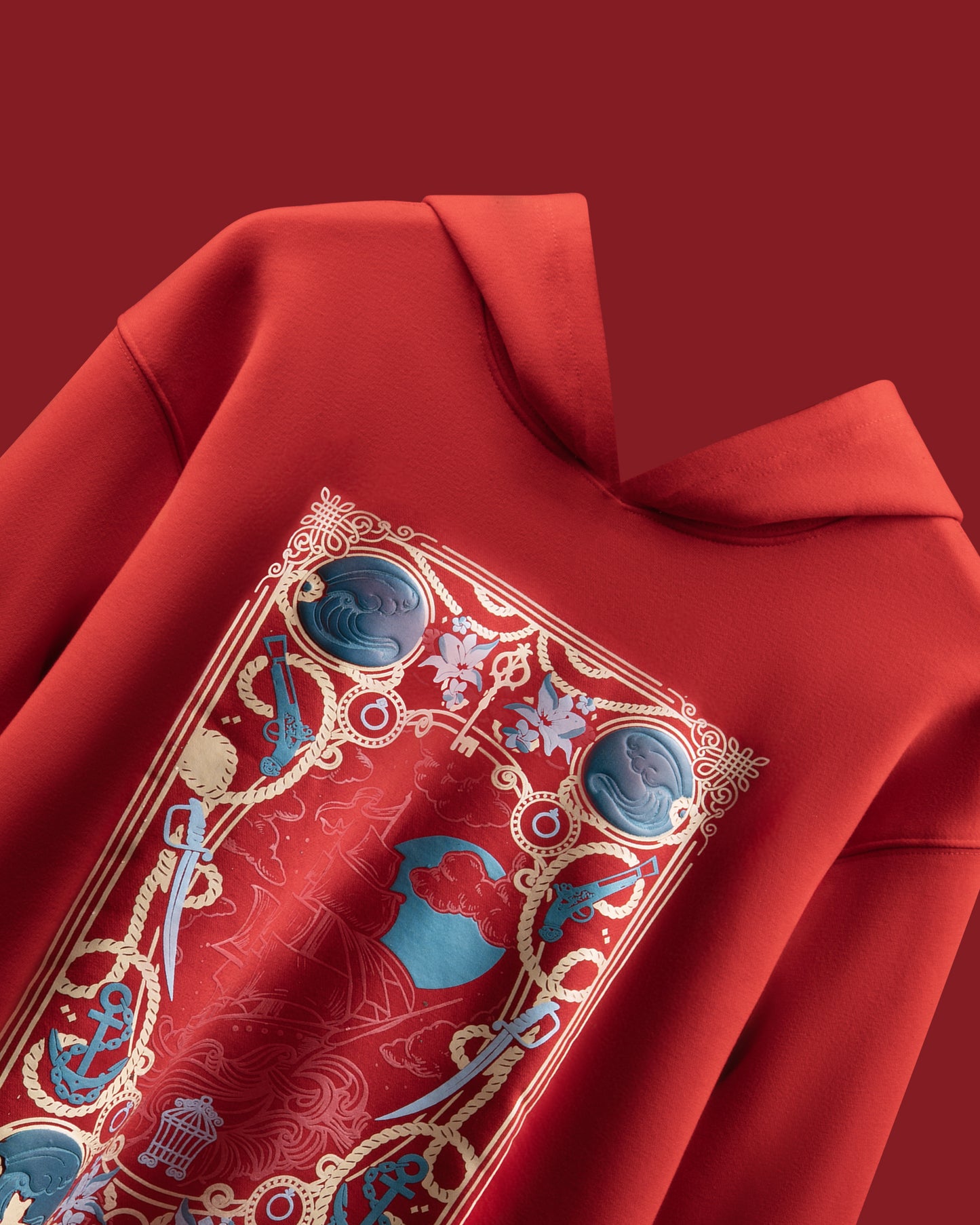 Lost treasure red hoodie