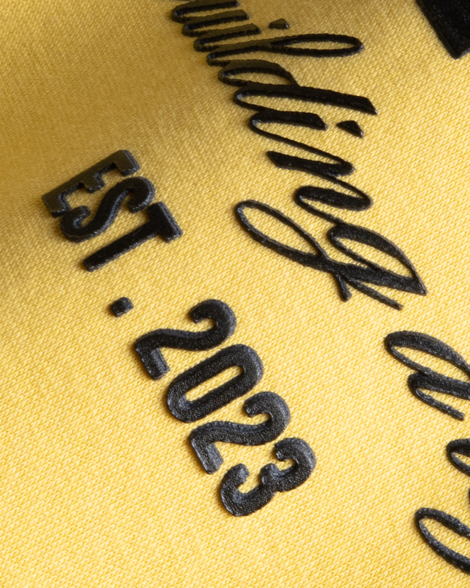 Midnight yellow sweatshirt