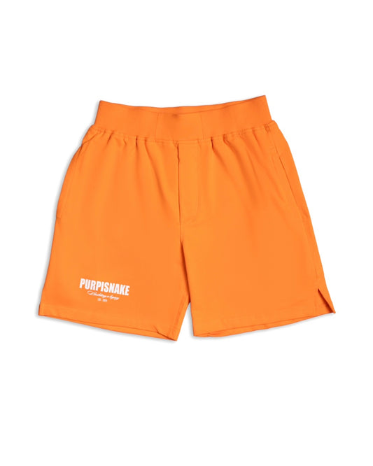 Orange Logo shorts