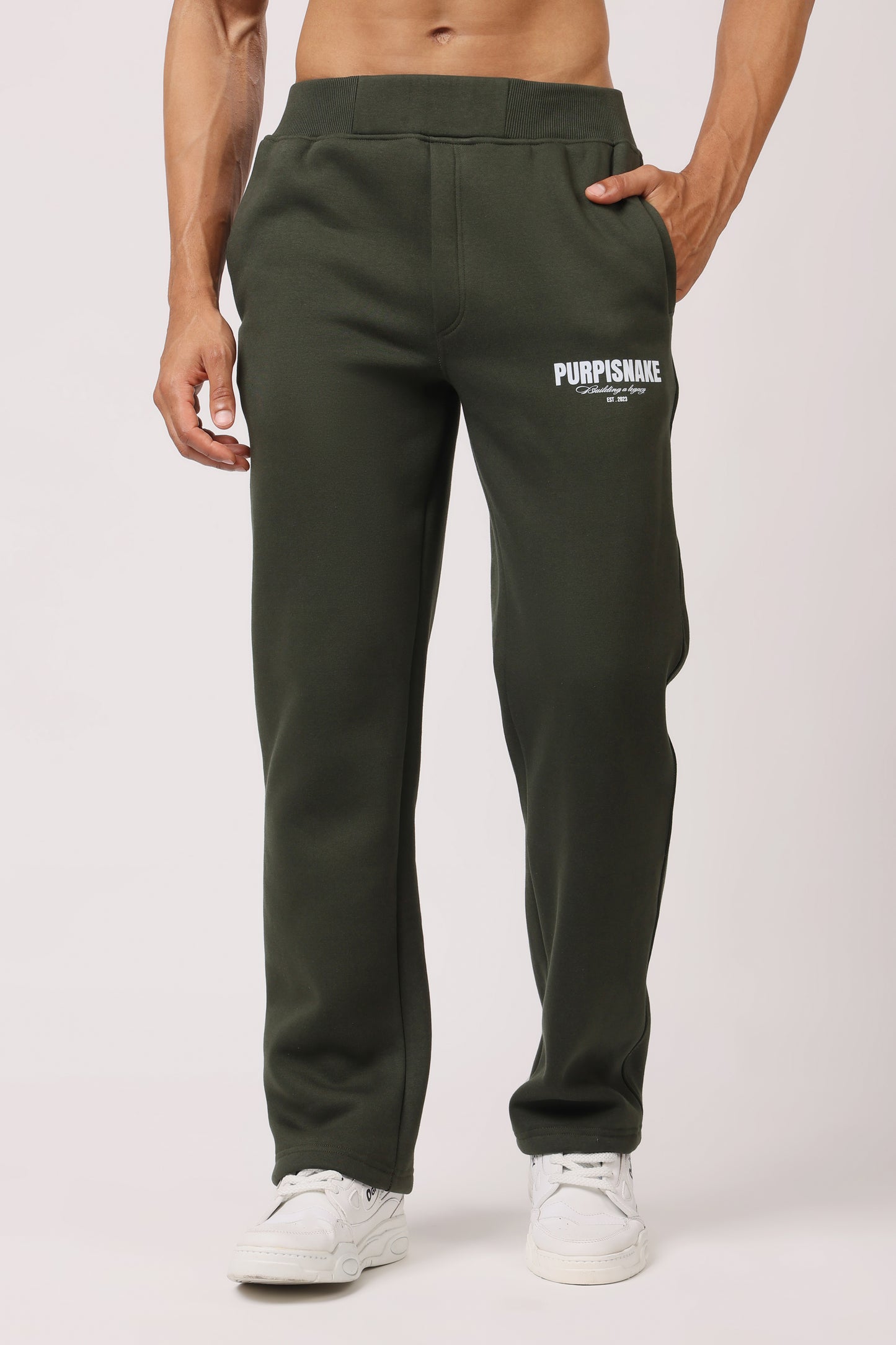 Olive sweatpants