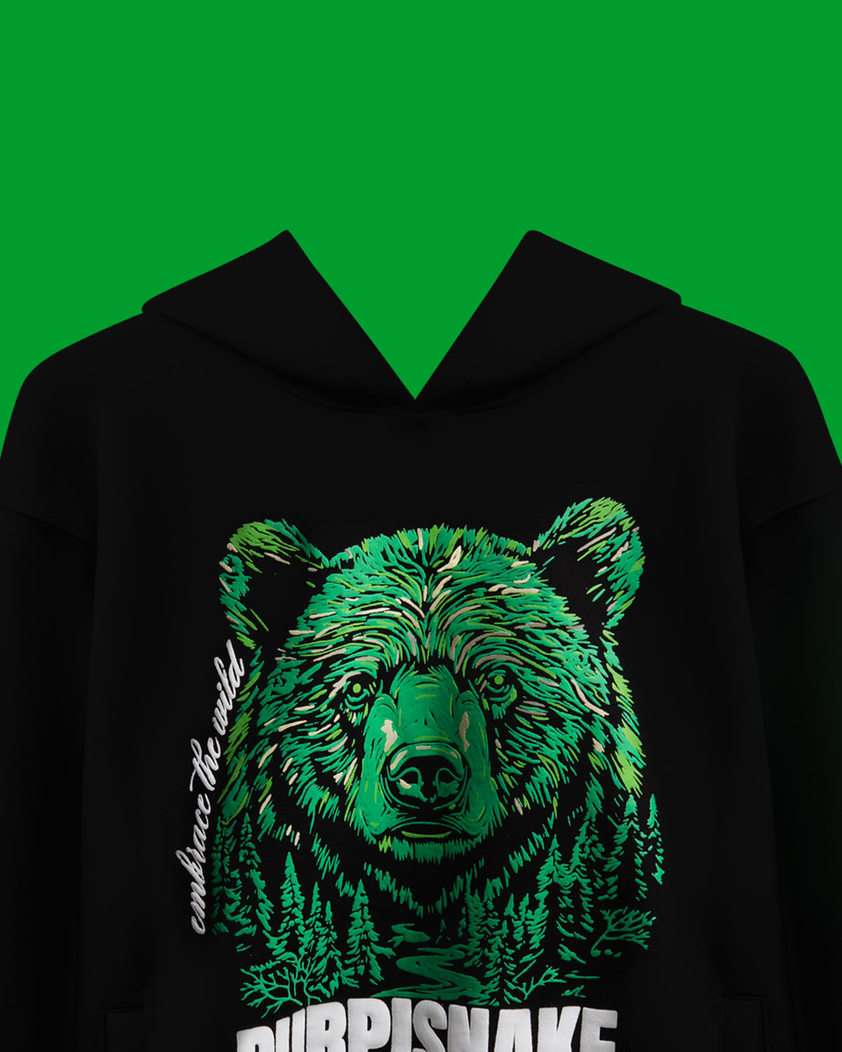 Jungle bear hoodie
