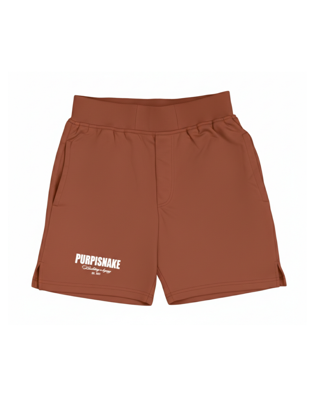 Brown Logo shorts