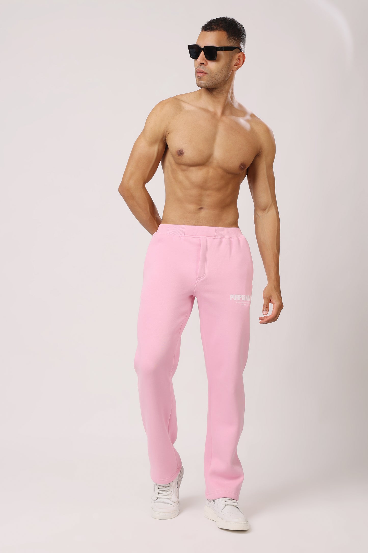 Pink sweatpants