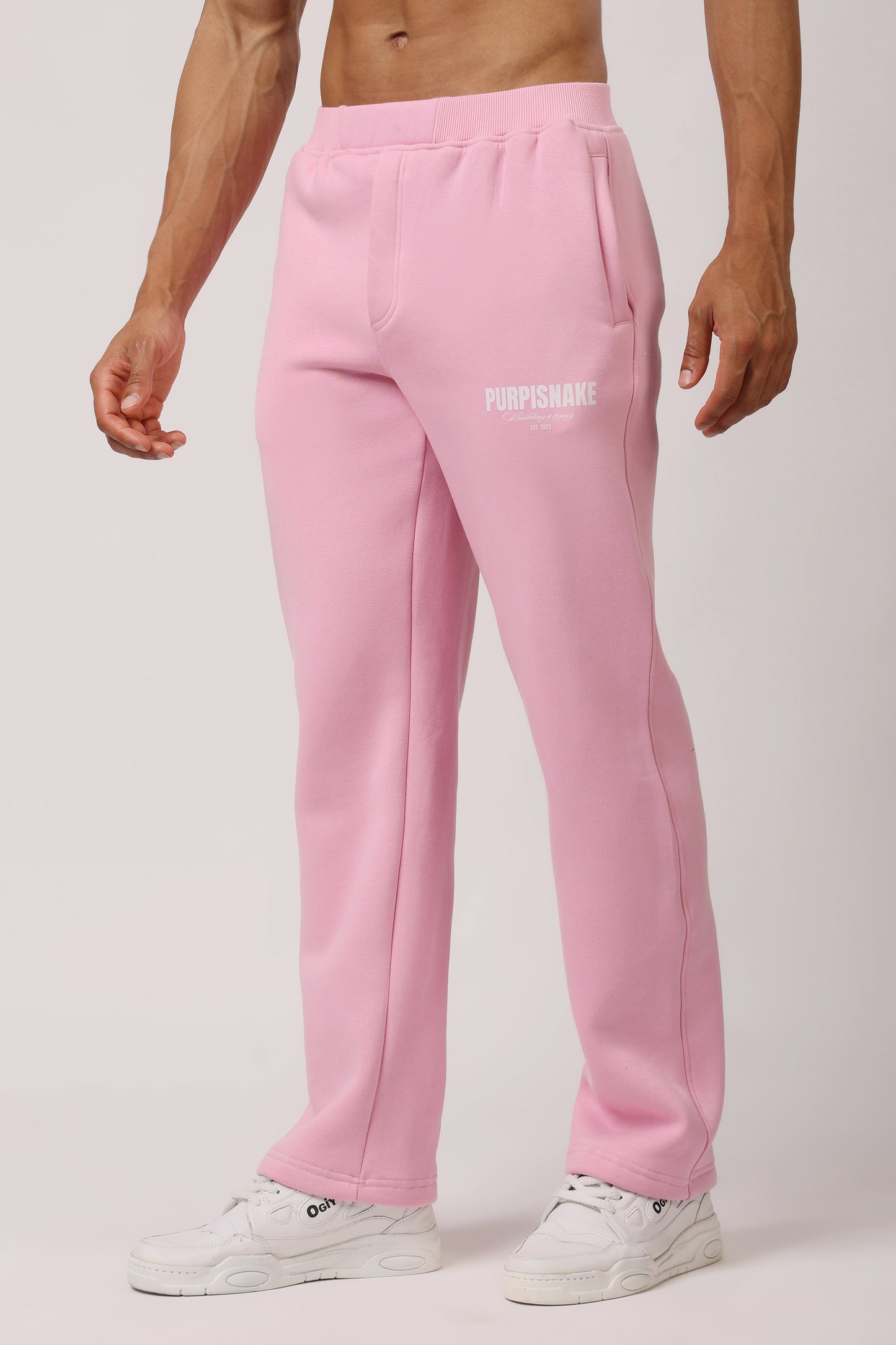 Pink sweatpants