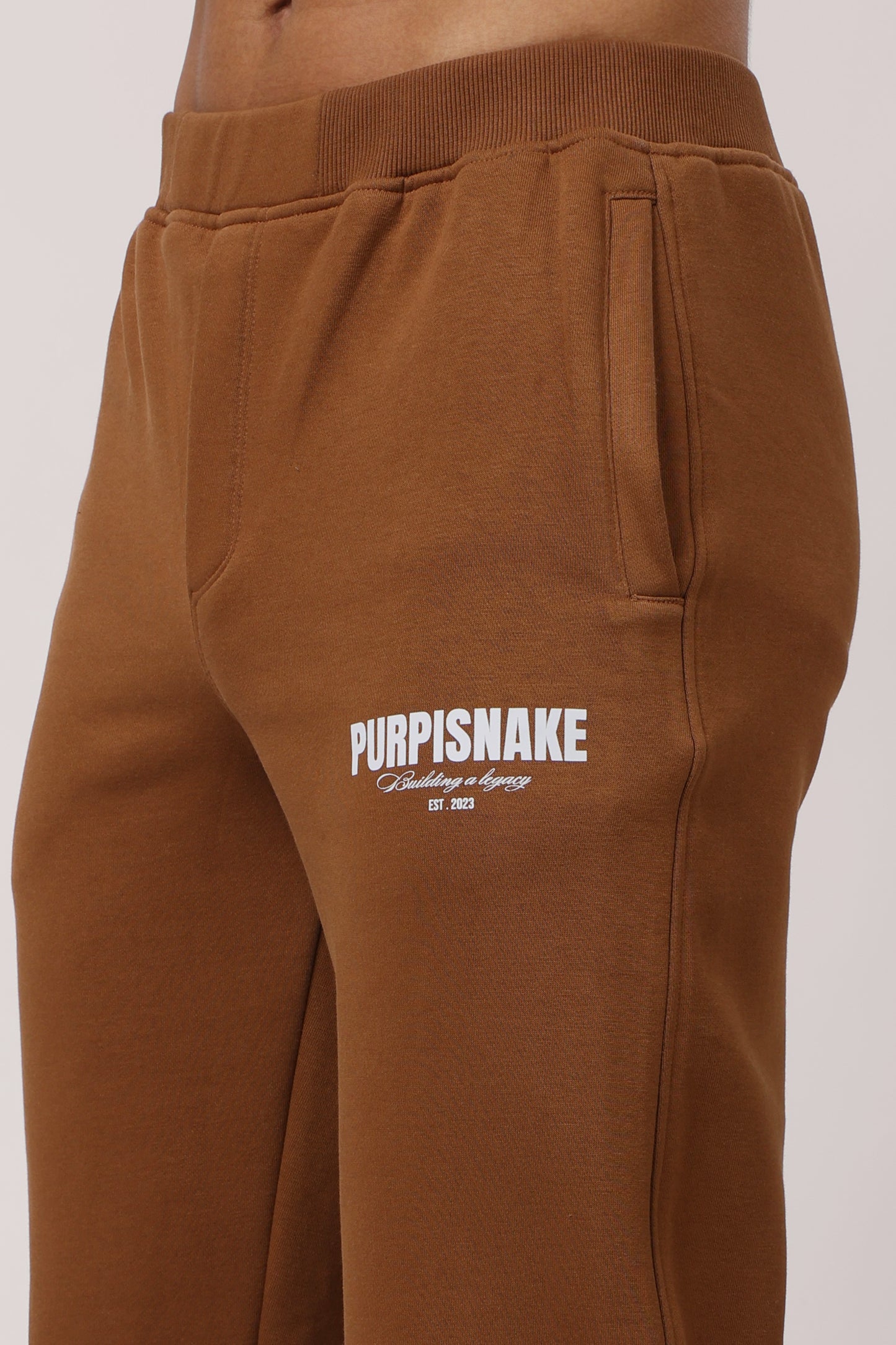 Brown sweatpants