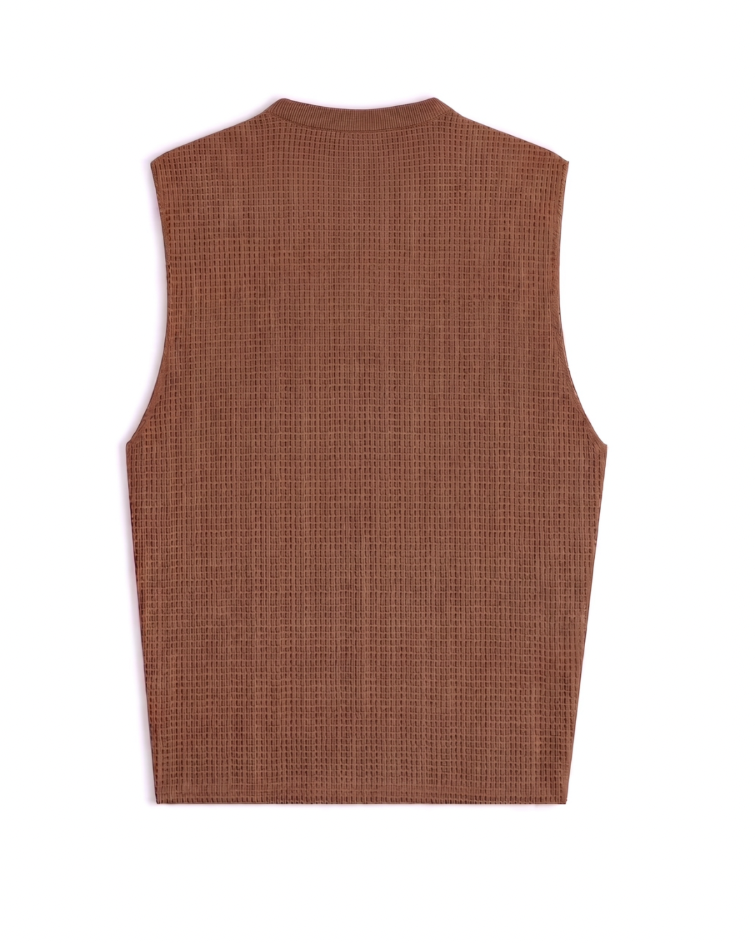 Waffle tank brown