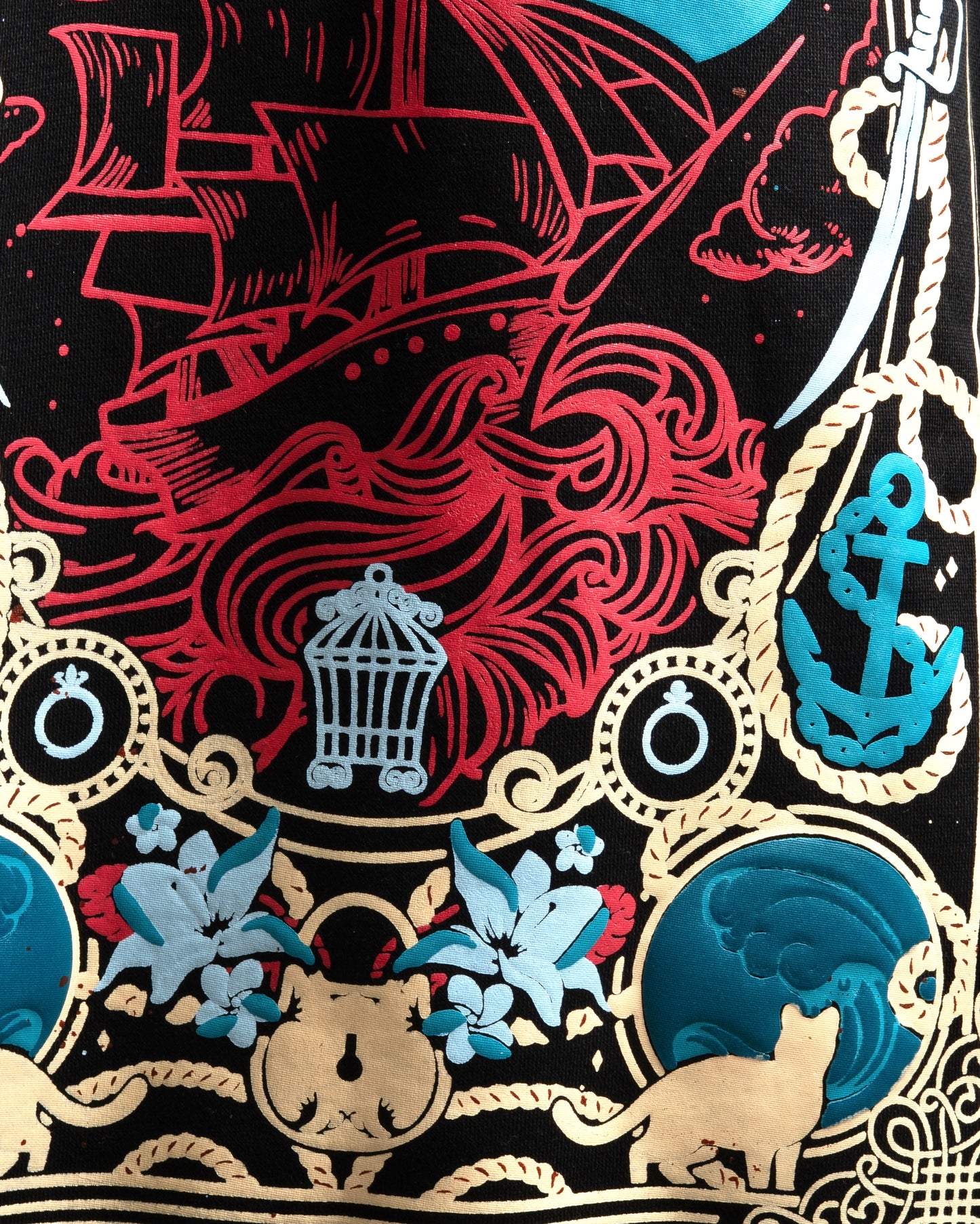 Lost treasure black hoodie