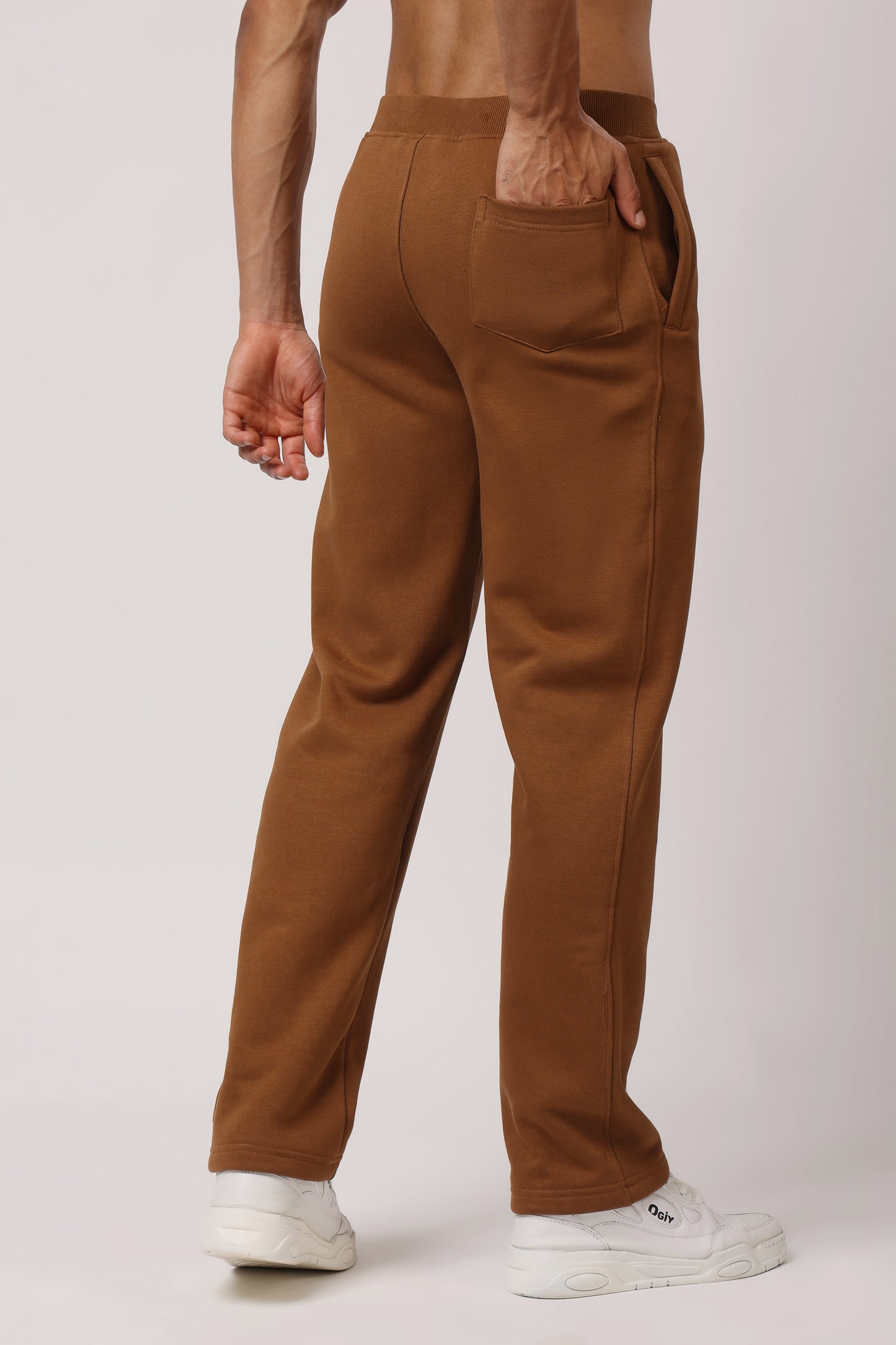 Brown sweatpants