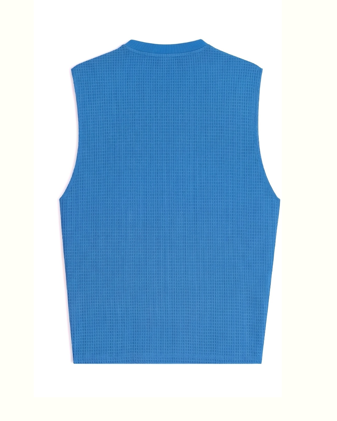 Waffle tank Royal Blue