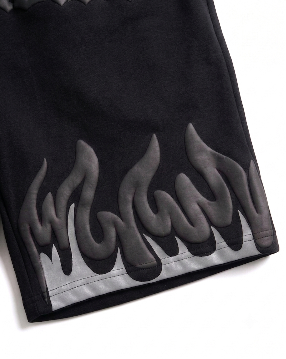 Stealth black shorts
