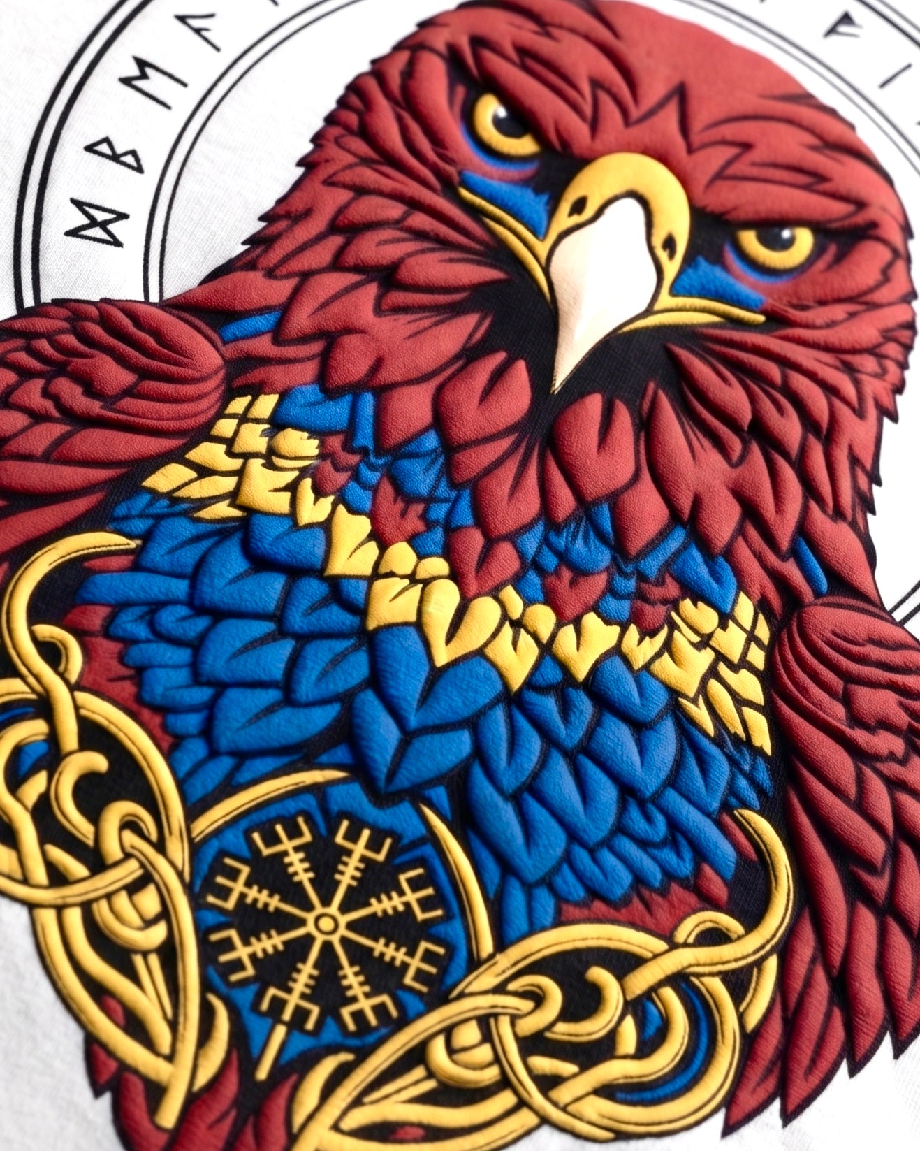 Raven sigil white