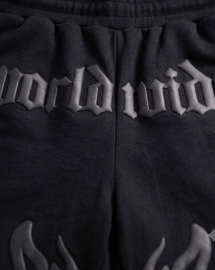 Stealth black shorts